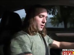 Mature bombshell Diamond Kitty fuck lesson on teen couple